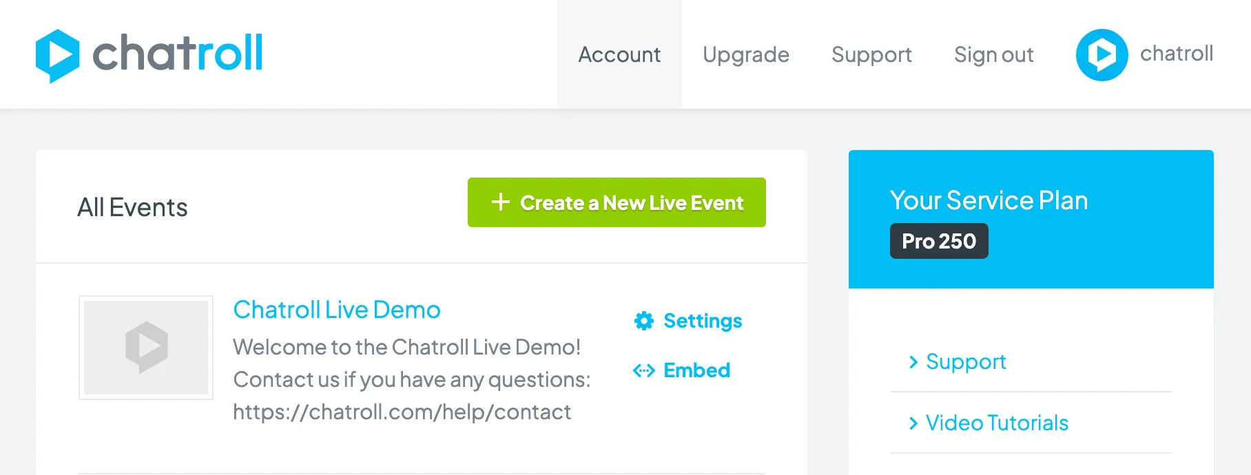 General Chat Options