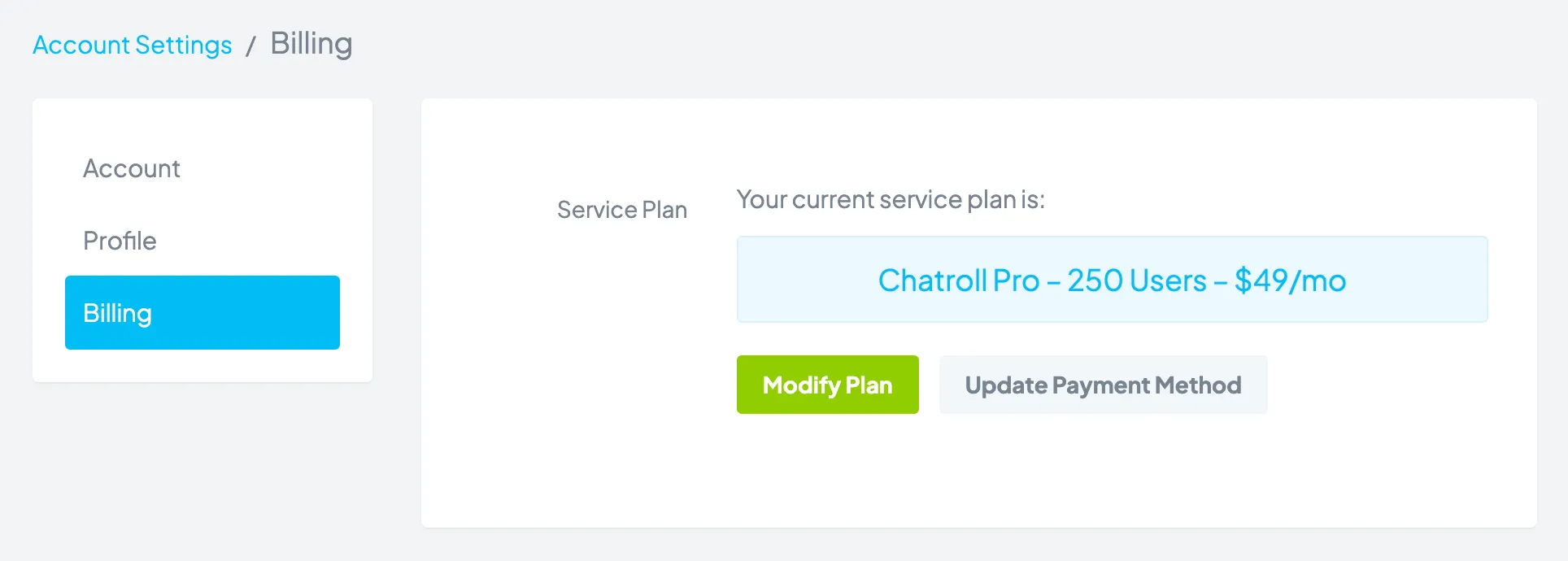General Chat Options