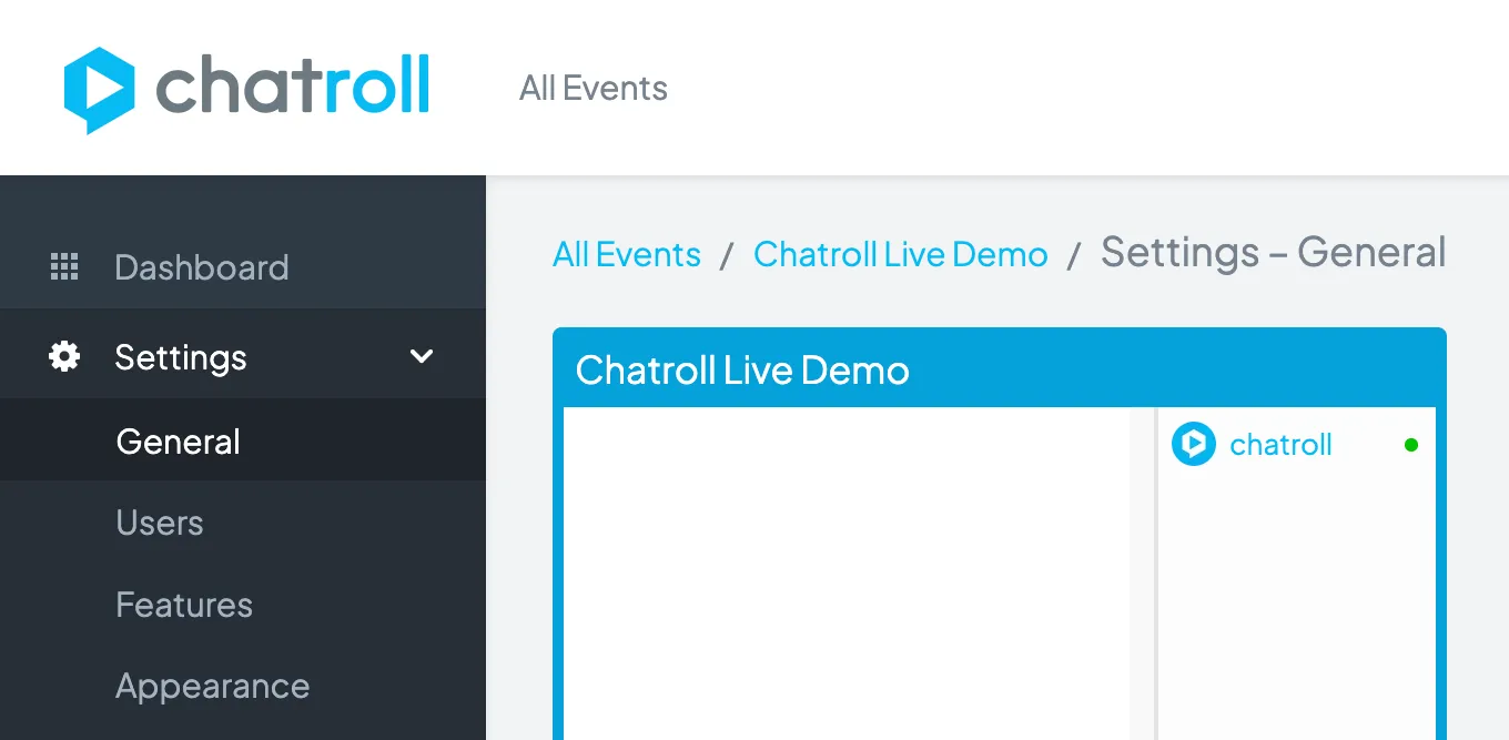 General Chat Options