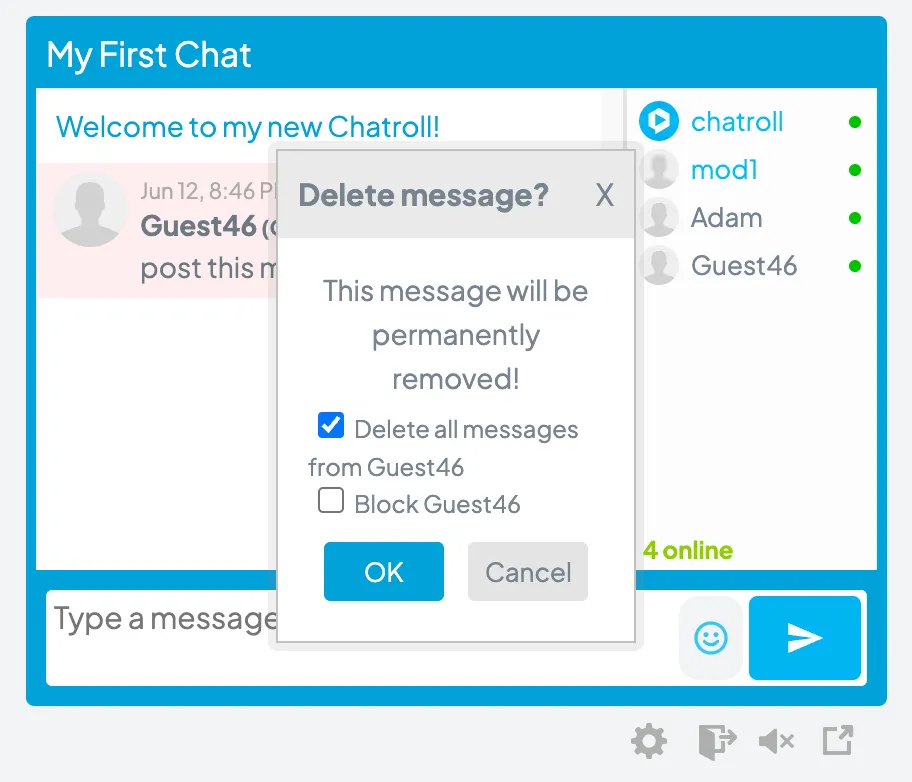 General Chat Options