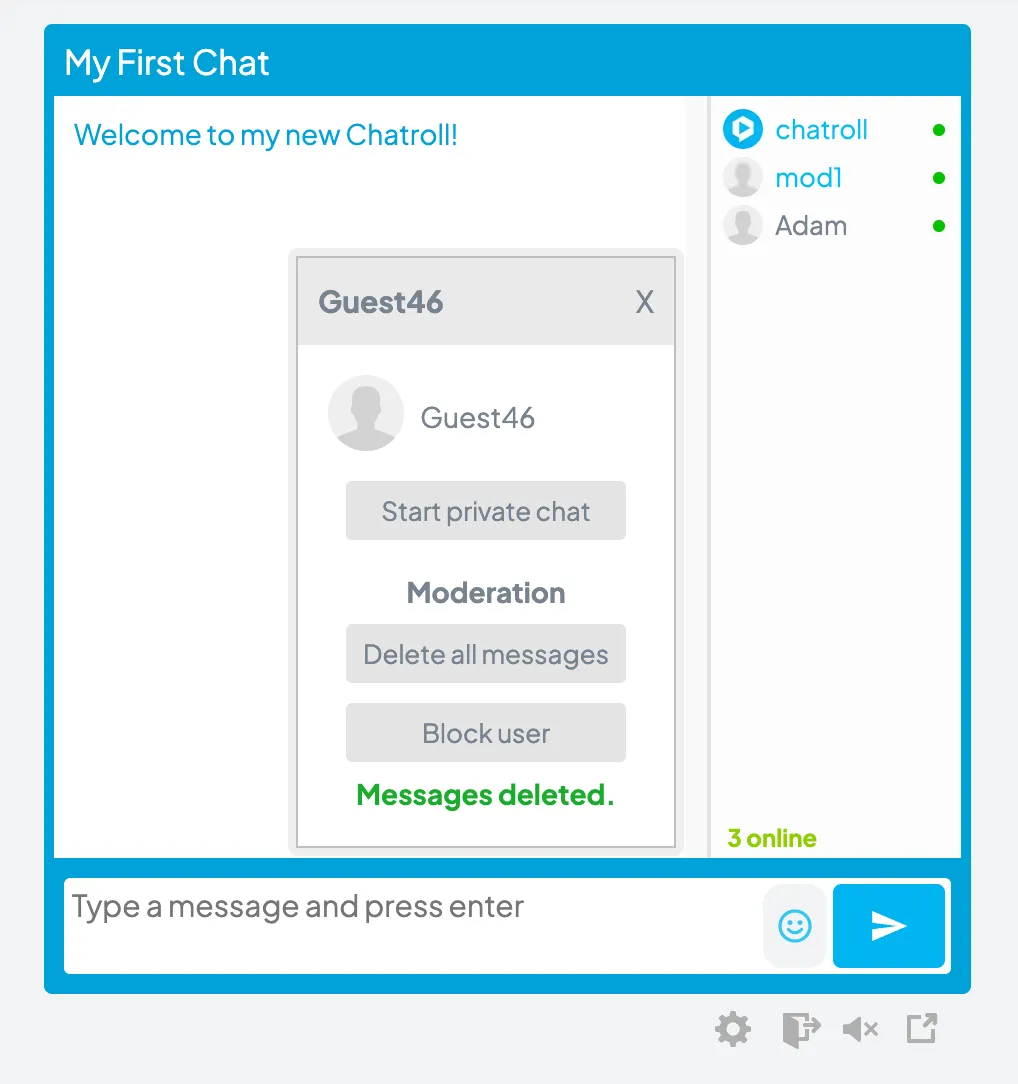General Chat Options