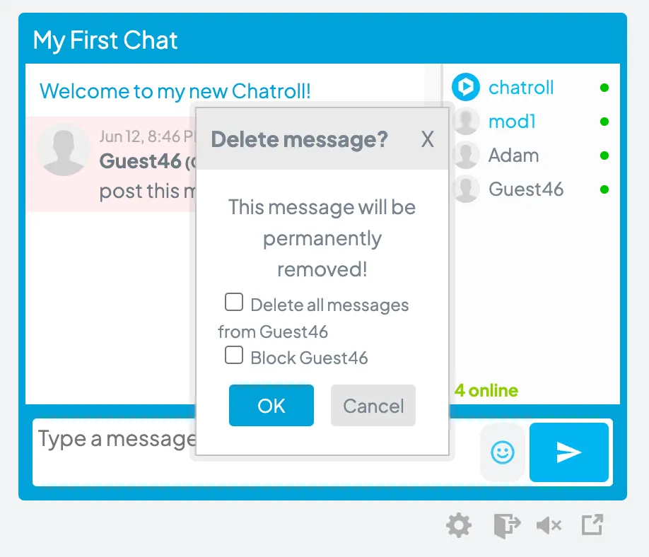 General Chat Options