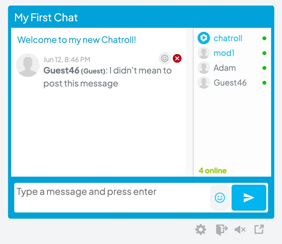 General Chat Options