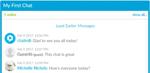 General Chat Options