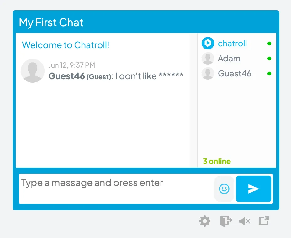 General Chat Options