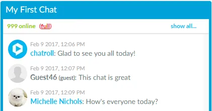 General Chat Options
