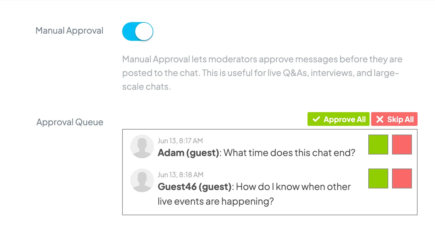 General Chat Options