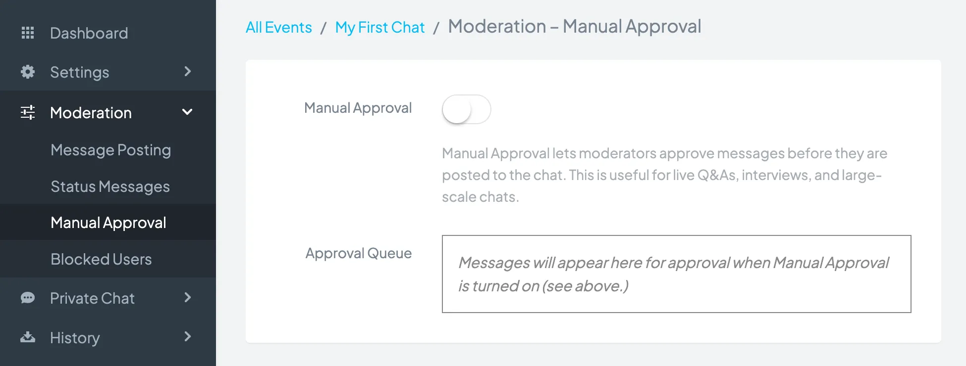 General Chat Options