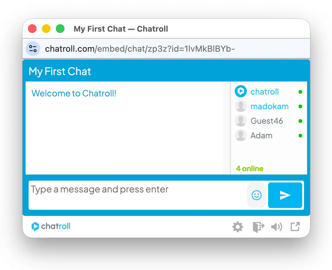 General Chat Options
