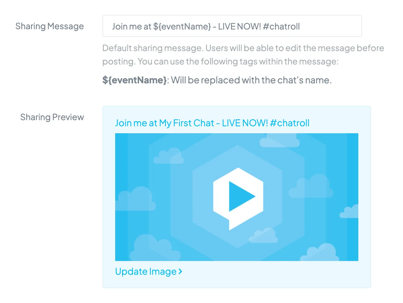 General Chat Options