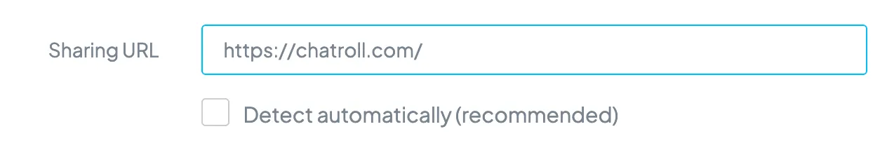 General Chat Options