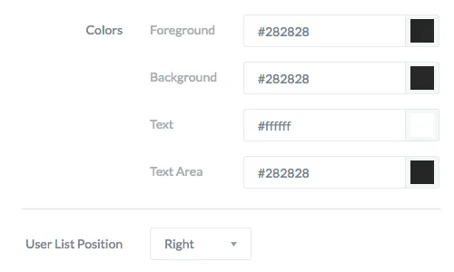 General Chat Options