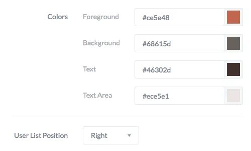 General Chat Options